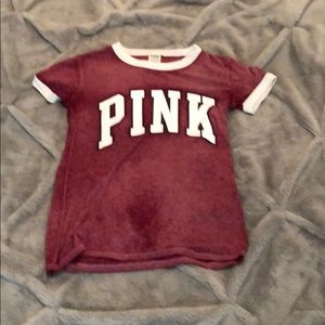 PINK || maroon shirt